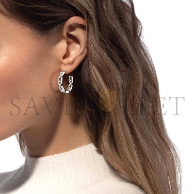MESSIKA PARIS MOVE LINK SM HOOP EARRINGS 12716-WG